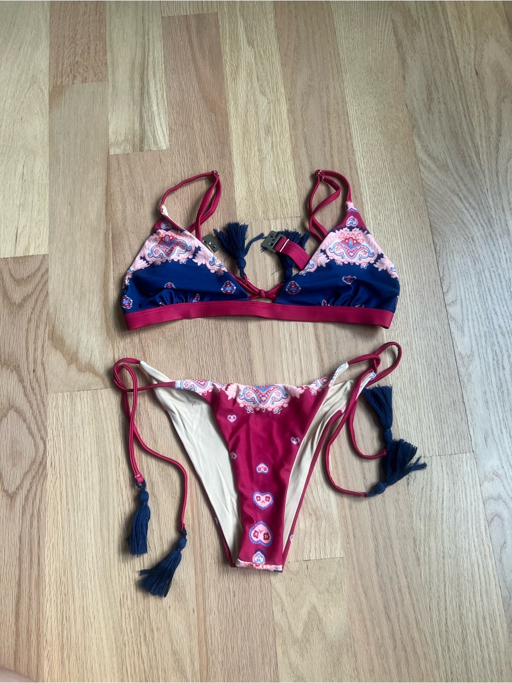 Paisley print bikini - MinkPink